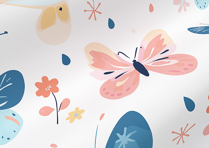 Butterfly Garden, Crystal - Roller Blind - Image 4